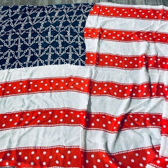 Sperry American Flag Patriotic Nautical Scarf - Picture 2 of 3